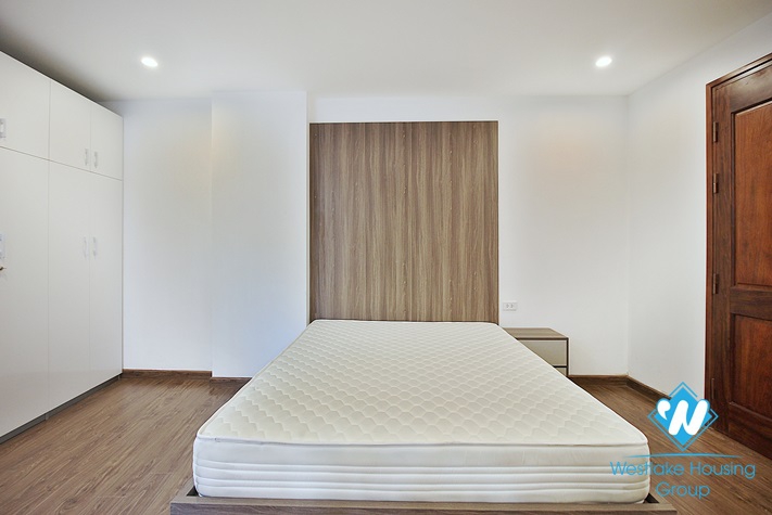 Lovely studio apartment with modern furnishings for lease in Trinh Cong Son district, Hanoi