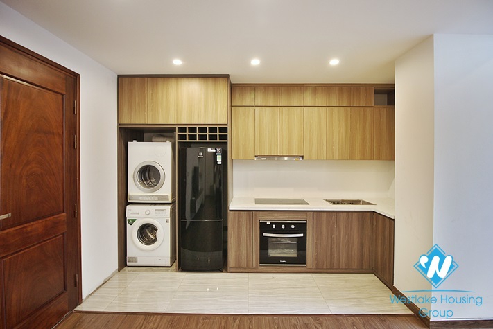 Lovely studio apartment with modern furnishings for lease in Trinh Cong Son district, Hanoi