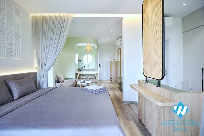 A beautifull studio for rent  in Dang Thai Mai area, Tay Ho, Ha Noi