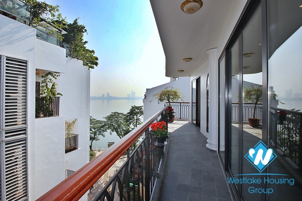 A brand new 3 bedroom apartment with lake view in Tay ho, Hanoi