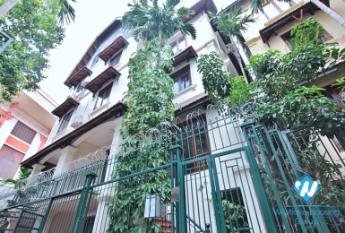 Well finished house to rent in Tay Ho with lots of light and space