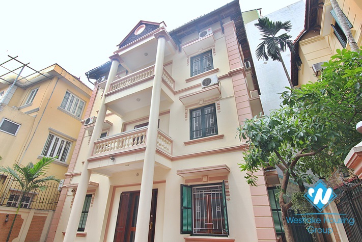 Beautiful vintage house for rent in Tay Ho, Hanoi