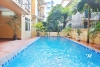 Large house with outside swimming pool for rent in Westlake area, Tay Ho district, Hanoi- unfurnished.