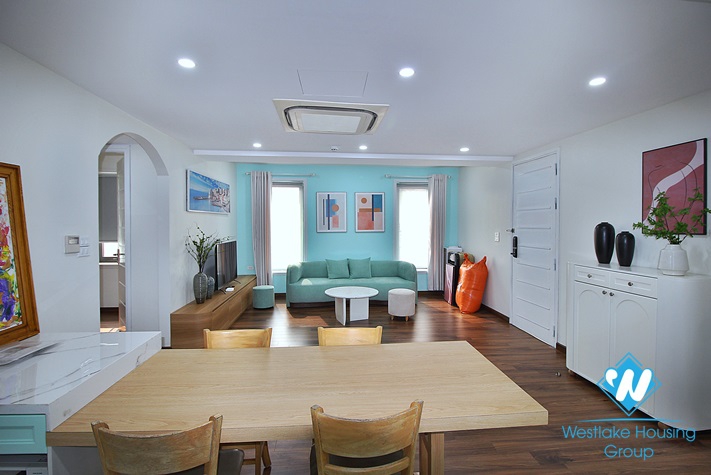 Charming two bedrooms apartment for lease in To Ngoc Van st, Tay Ho