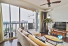High-end floor 2 beds apartment for rent in Xom Chua, Dang Thai Mai, Tay Ho