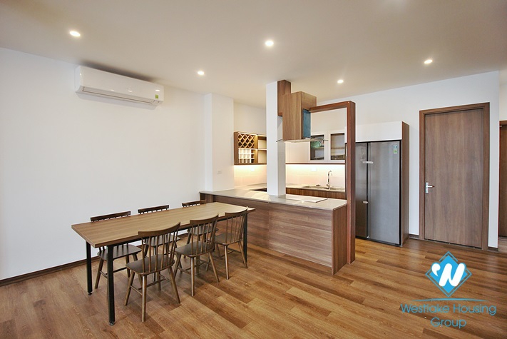 New and bright 3 beds apartment for rent in Dang Thai Mai area, Tay Ho