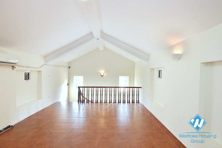Large house with outside swimming pool for rent in Westlake area, Tay Ho district, Hanoi- unfurnished.