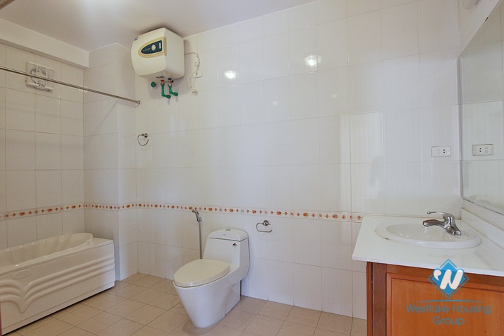 Large house with outside swimming pool for rent in Westlake area, Tay Ho district, Hanoi- unfurnished.