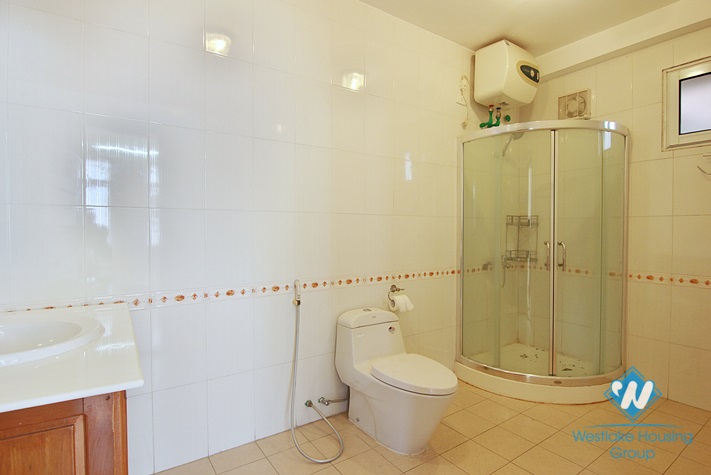 Large house with outside swimming pool for rent in Westlake area, Tay Ho district, Hanoi- unfurnished.