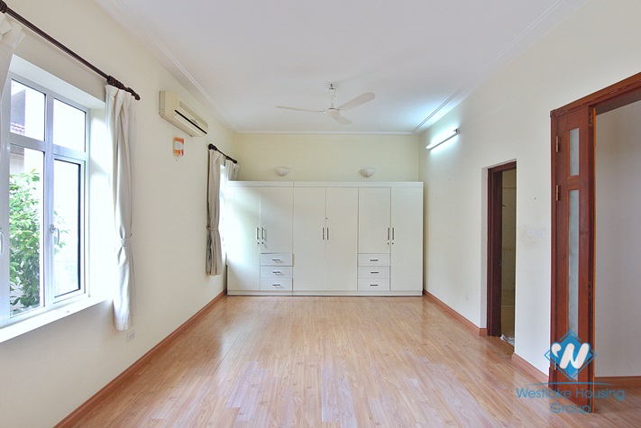 Large house with outside swimming pool for rent in Westlake area, Tay Ho district, Hanoi- unfurnished.