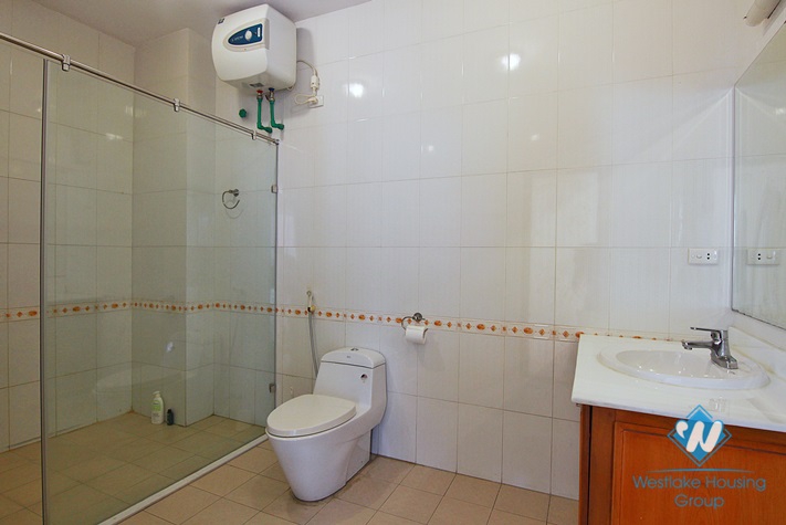 Large house with outside swimming pool for rent in Westlake area, Tay Ho district, Hanoi- unfurnished.