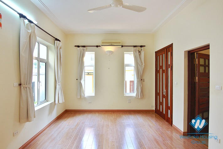 Large house with outside swimming pool for rent in Westlake area, Tay Ho district, Hanoi- unfurnished.