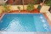 Large house with outside swimming pool for rent in Westlake area, Tay Ho district, Hanoi- unfurnished.
