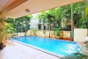 Large house with outside swimming pool for rent in Westlake area, Tay Ho district, Hanoi- unfurnished.