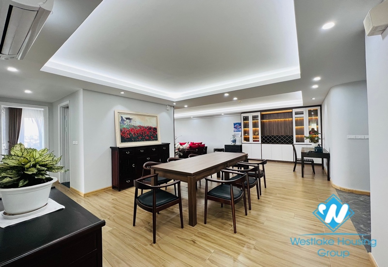Just recently renovated 4 beds apartment for rent in P1 building, Ciputra, Tay Ho