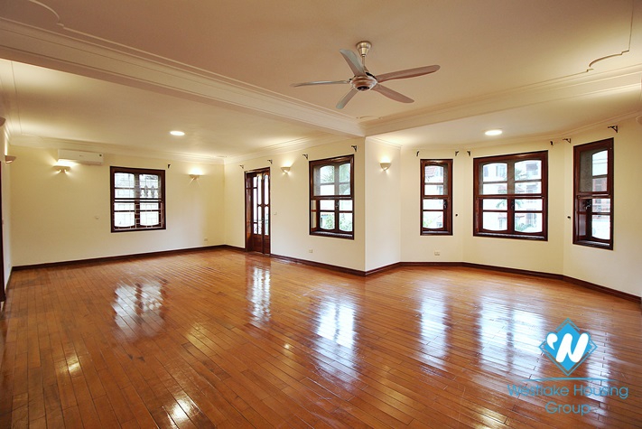 Beautiful house with swimming pool for rent in To Ngoc Van st, Tay Ho district 
