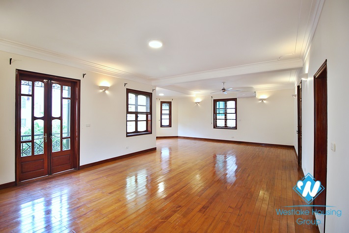 Beautiful house with swimming pool for rent in To Ngoc Van st, Tay Ho district 