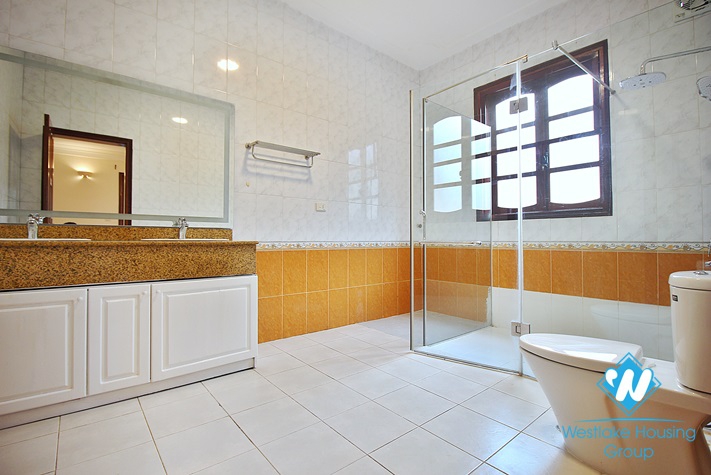 Beautiful house with swimming pool for rent in To Ngoc Van st, Tay Ho district 