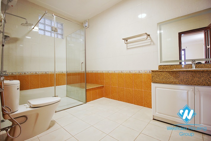 Beautiful house with swimming pool for rent in To Ngoc Van st, Tay Ho district 