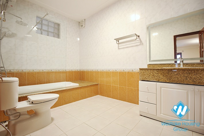 Beautiful house with swimming pool for rent in To Ngoc Van st, Tay Ho district 
