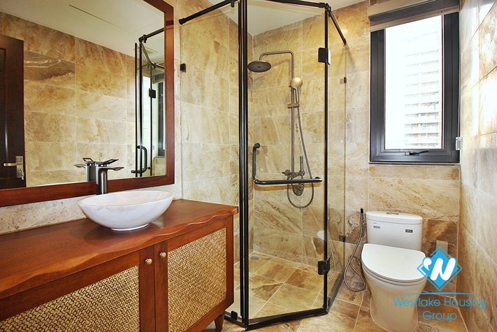 A brand new three bedrooms apartment for lease in Dang Thai Mai st, Tay Ho