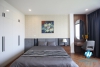 Renovated and lake view 3 beds apartment for rent in Xuan Dieu st, Tay Ho