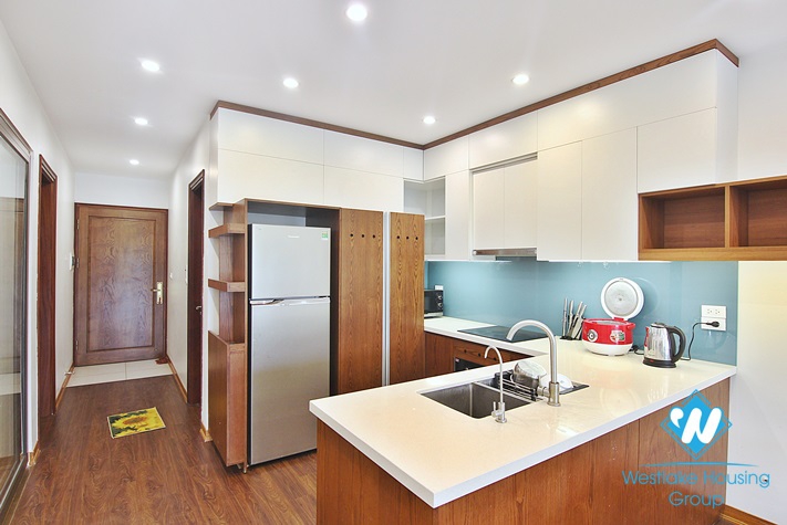 Nice apartment with fully furnished for rent in Trinh Cong Son street, Tay Ho district.