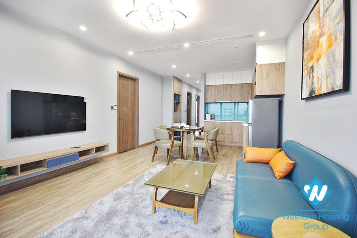A lovely two bedroom apartment for lease in Nghi Tam st, Tay Ho