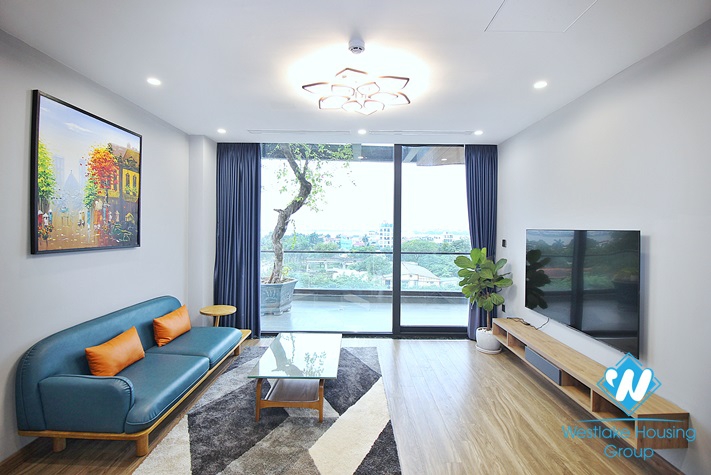 Brand new and morden 2 beds aparment for rent in Nghi Tam st, Tay Ho