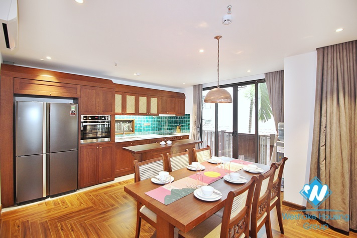 Brand new three bedrooms apartment for lease in To Ngoc Van st, Tay Ho