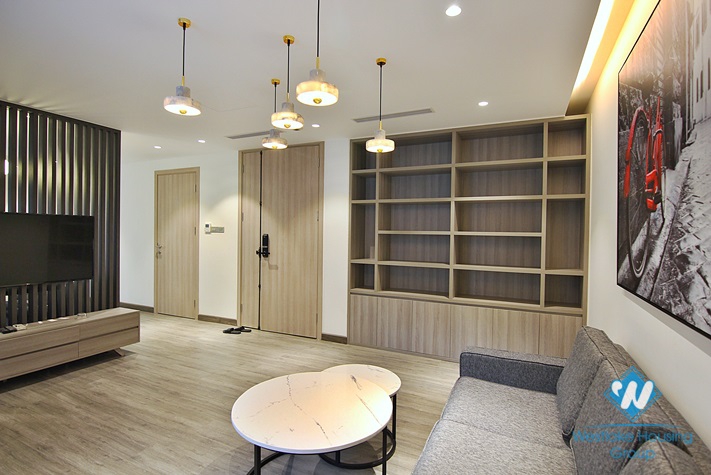Lake view one bedroom apartment for rent in Nguyen Dinh Thi st, Tay Ho
