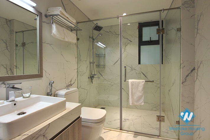 Lake view one bedroom apartment for rent in Nguyen Dinh Thi st, Tay Ho