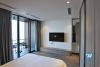 Lake view one bedroom apartment for rent in Nguyen Dinh Thi st, Tay Ho