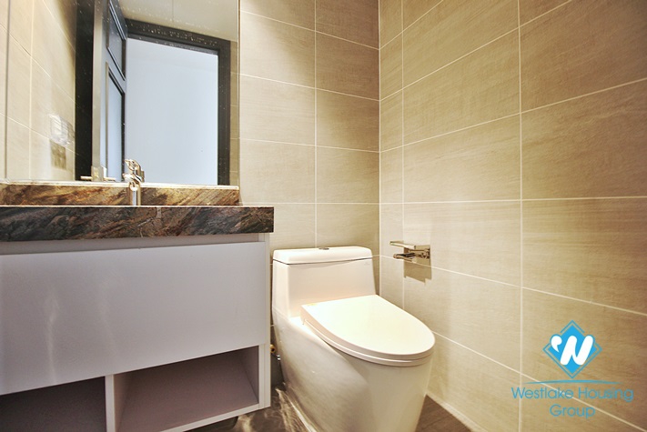 A modern and spacious 03 bedrooms apartment for rent in To Ngoc Van area, Tay Ho, Ha Noi