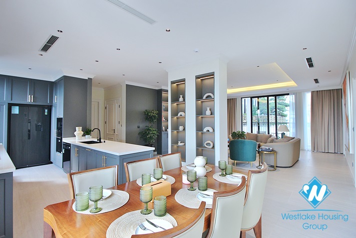 Morden and spacious 04-bedroom apartment for lease in To Ngoc Van, Tay Ho, Ha Noi