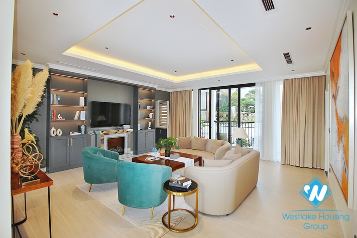 Morden and spacious 04-bedroom apartment for lease in To Ngoc Van, Tay Ho, Ha Noi