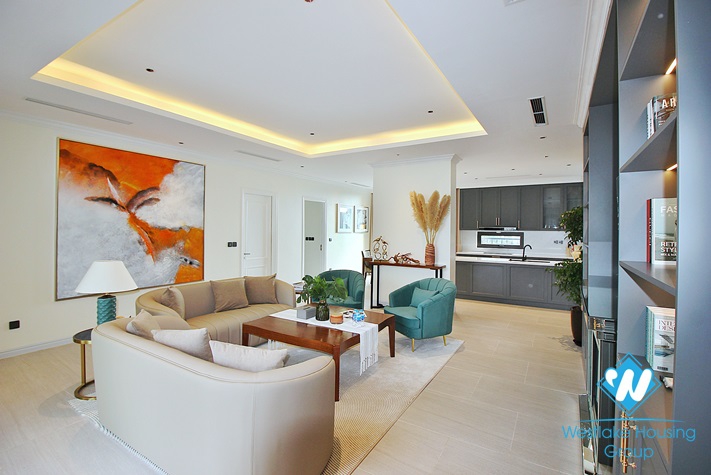 Morden and spacious 04-bedroom apartment for lease in To Ngoc Van, Tay Ho, Ha Noi