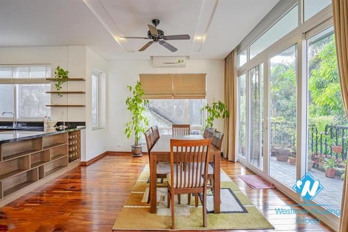 A giant four bedrooms apartment for rent in Au Co st, Tay Ho