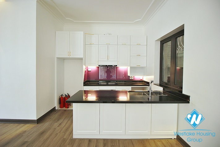 Outdoor pool four bedrooms house for lease in  Au Co st, Tay Ho
