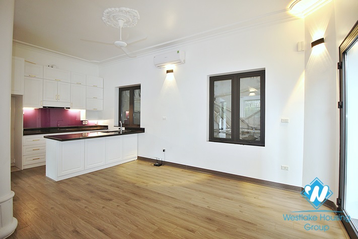 Outdoor pool four bedrooms house for lease in  Au Co st, Tay Ho
