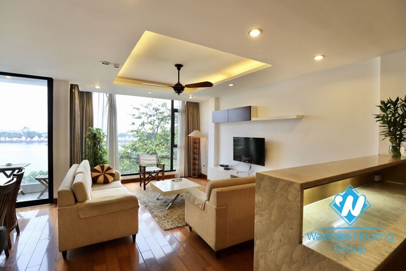 Modern apartment for rent in Truc Bach area, Ba Dinh, Ha Noi