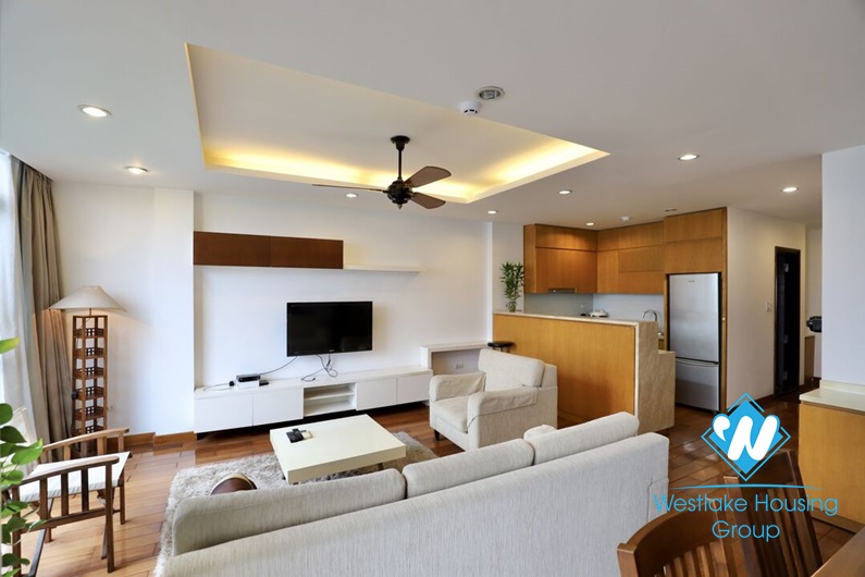 Modern apartment for rent in Truc Bach area, Ba Dinh, Ha Noi