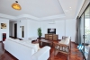Top floor and lakeview 3beds apartment for rent in Tu Hoa st, Tay Ho