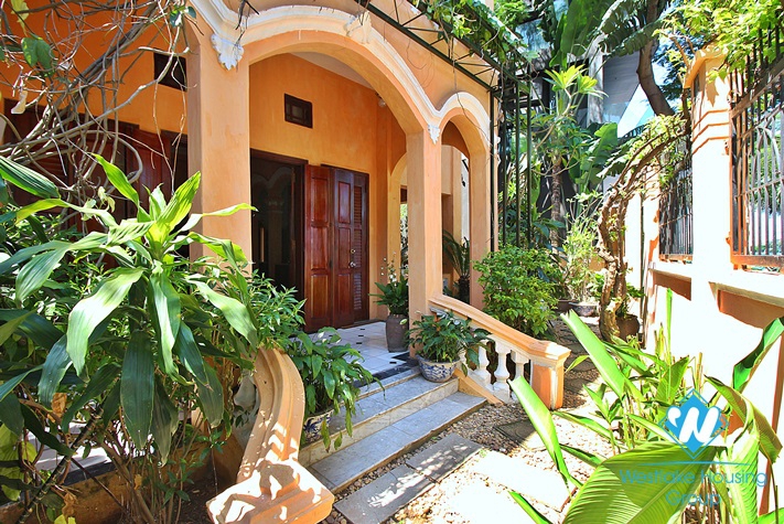 An unique style 4 bedroom house in Tu hoa, Tay ho