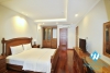 A beautiful lake view 2 bedroom apartment for rent in Xuan dieu