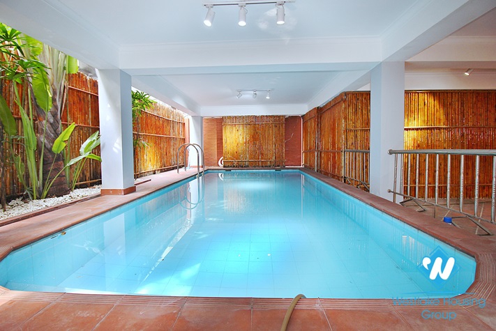 High quality house with 4 bedrooms and swimming pool for rent in Tay Ho, Hanoi, Vietnam