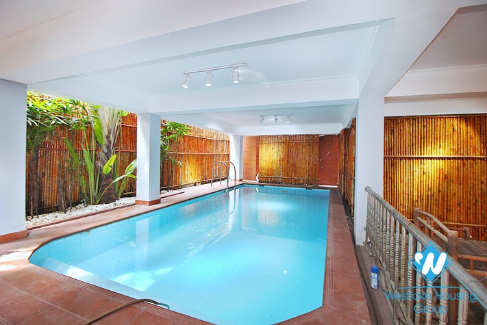 High quality house with 4 bedrooms and swimming pool for rent in Tay Ho, Hanoi, Vietnam