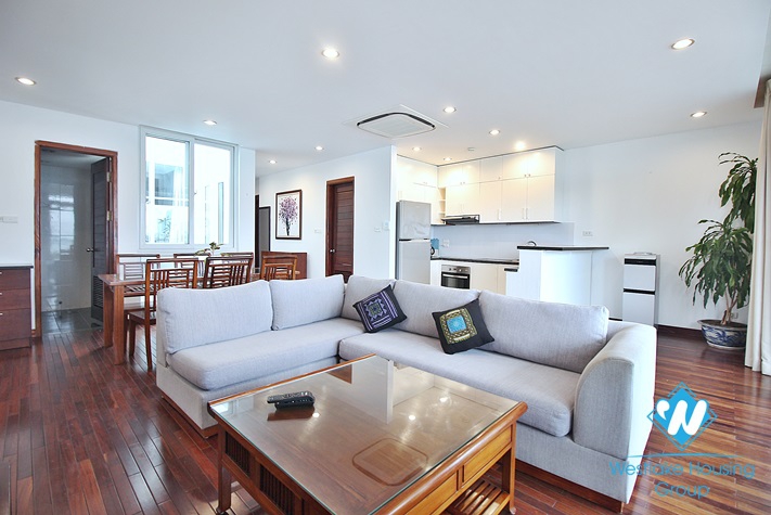 High-end and lake view 2 bedroms apartment for rent in Quang Khanh, Tay Ho