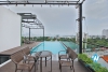 A cutie 2 bedrooms apartment for rent in Nghi Tam st, Tay Ho