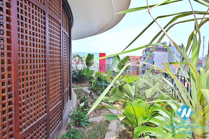 Bright apartment with nice view for rent in Tay Ho District 